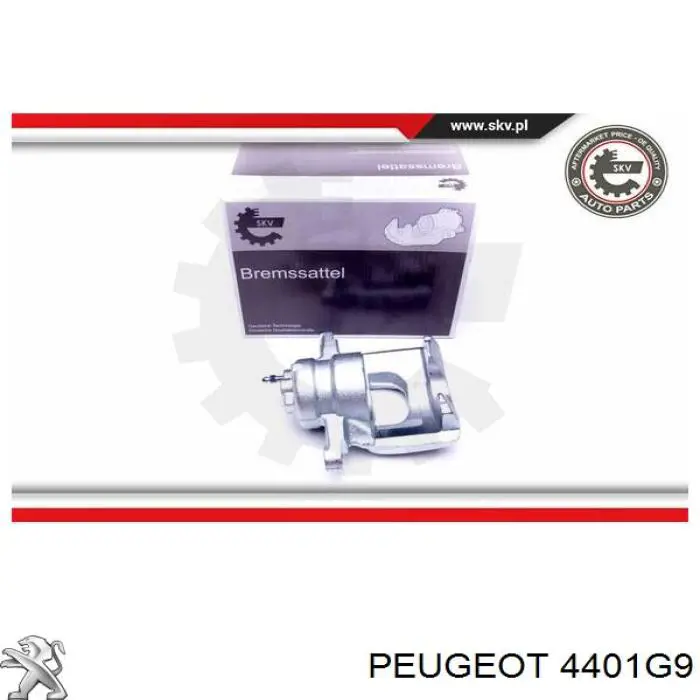 4401G9 Peugeot/Citroen суппорт тормозной передний правый