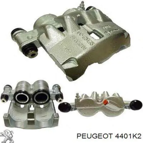 Суппорт тормозной передний левый 4401K2 Peugeot/Citroen
