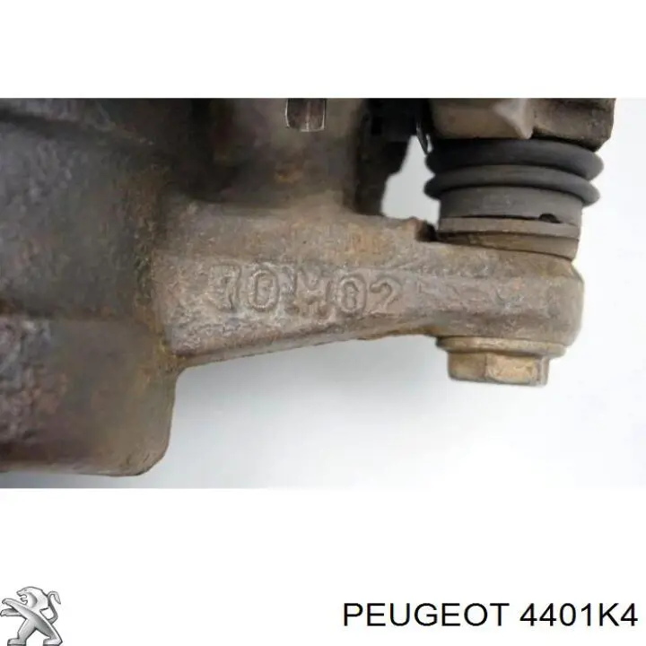 Суппорт тормозной левый задний Peugeot/Citroen 4401K4