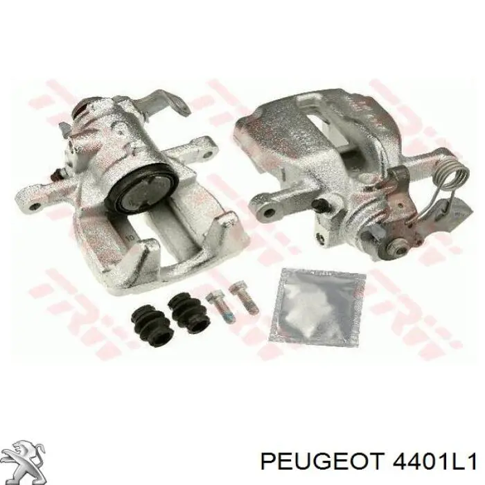 Тормозной суппорт правый задний Peugeot/Citroen 4401L1 цена, от 100.17 USD