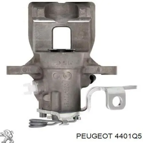 Pinza de freno trasero derecho 4401Q5 Peugeot/Citroen