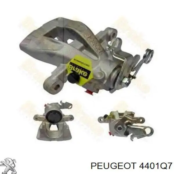 4401Q7 Peugeot/Citroen суппорт тормозной задний правый