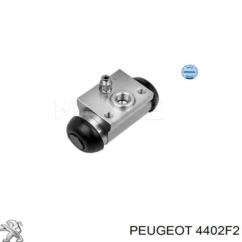 Cilindro de freno de rueda trasero 4402F2 Peugeot/Citroen