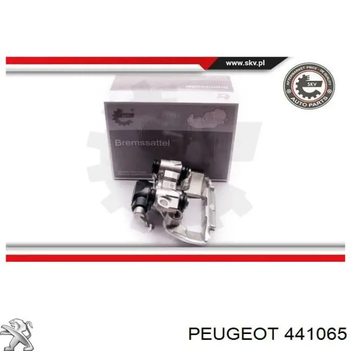 441065 Peugeot/Citroen суппорт тормозной задний левый