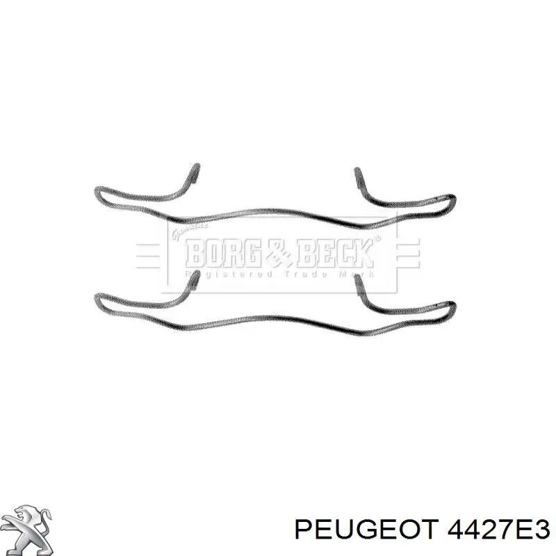 Пружинная защелка суппорта Peugeot/Citroen 4427E3 цена, от 5.65 USD