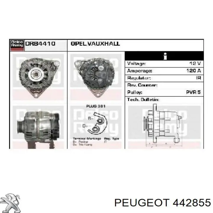  442855 Peugeot/Citroen