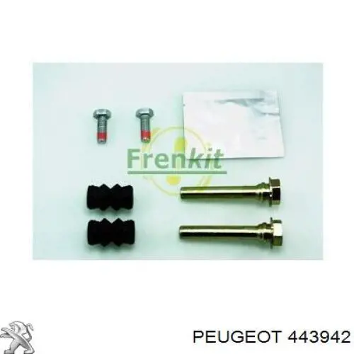 443942 Peugeot/Citroen ремкомплект суппорта тормозного заднего