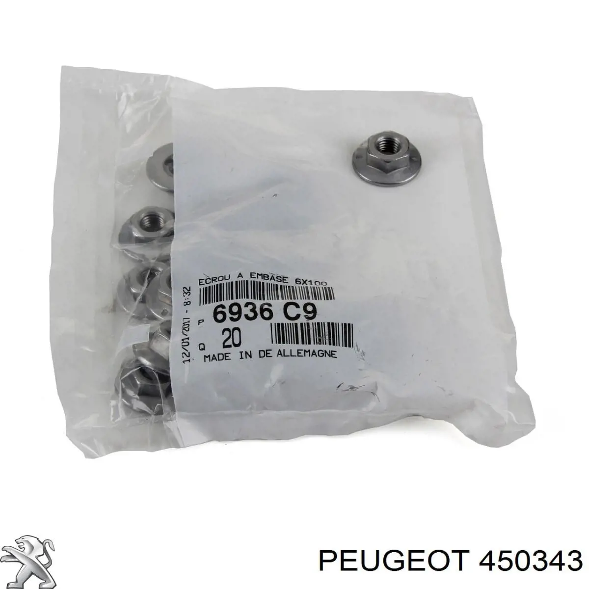  Peugeot/Citroen 450343 цена, от 0.73 USD