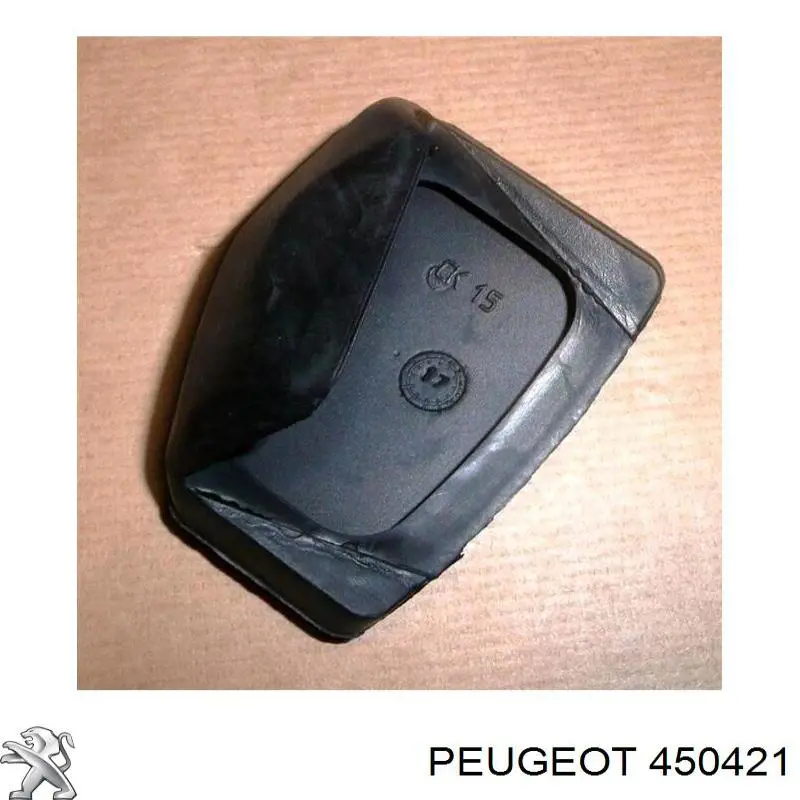 Revestimiento de pedal, pedal de freno 450421 Peugeot/Citroen