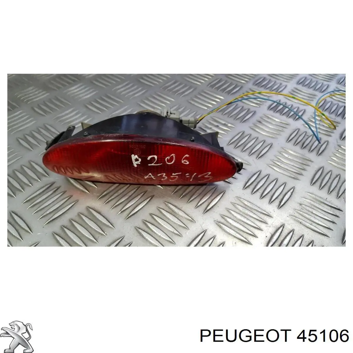 Фонарь противотуманный задний 45106 Peugeot/Citroen