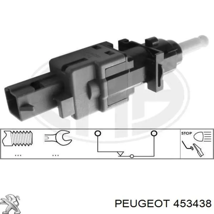 Interruptor De Embrague 453438 Peugeot/Citroen