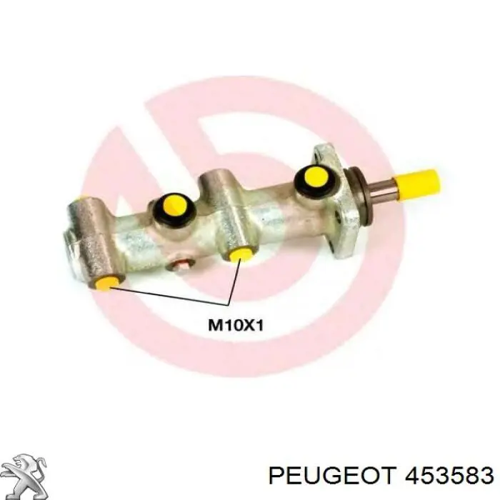 Cilindro principal de freno 453583 Peugeot/Citroen
