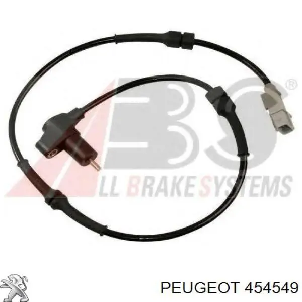 Sensor ABS trasero 454549 Peugeot/Citroen