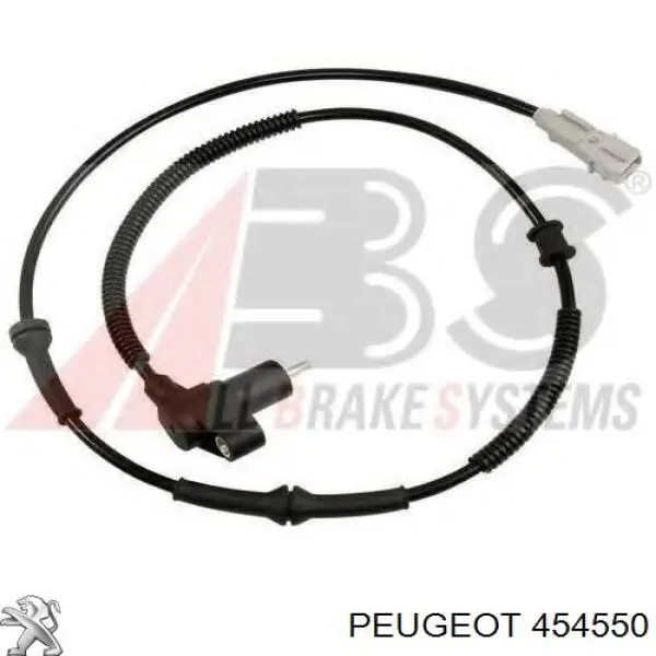 Sensor ABS trasero 454550 Peugeot/Citroen