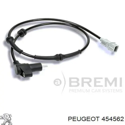 Sensor ABS trasero 454562 Peugeot/Citroen