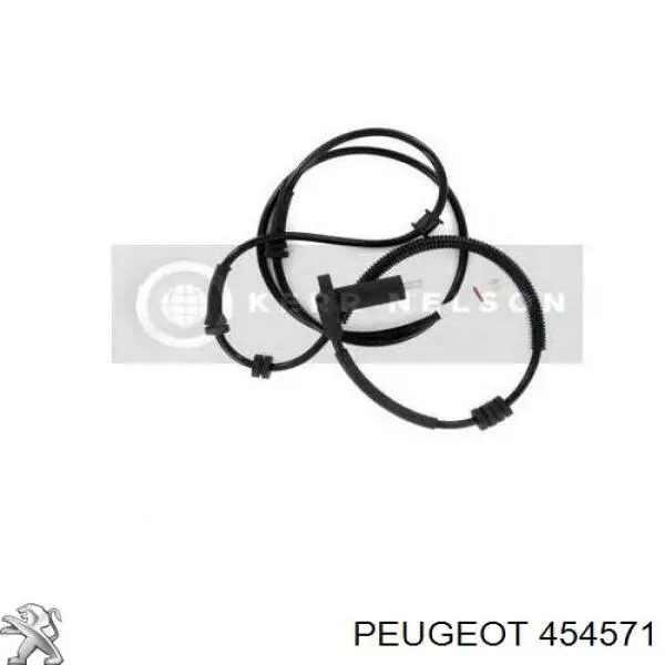 Sensor ABS trasero izquierdo 454571 Peugeot/Citroen
