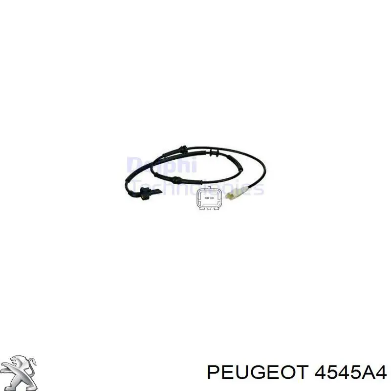 Датчик ABS задний Peugeot/Citroen 4545A4