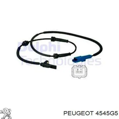 Датчик АБС (ABS) задний правый Peugeot/Citroen 4545G5 цена, от 19.83 USD