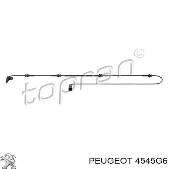 4545G6 Peugeot/Citroen датчик абс (abs передний)