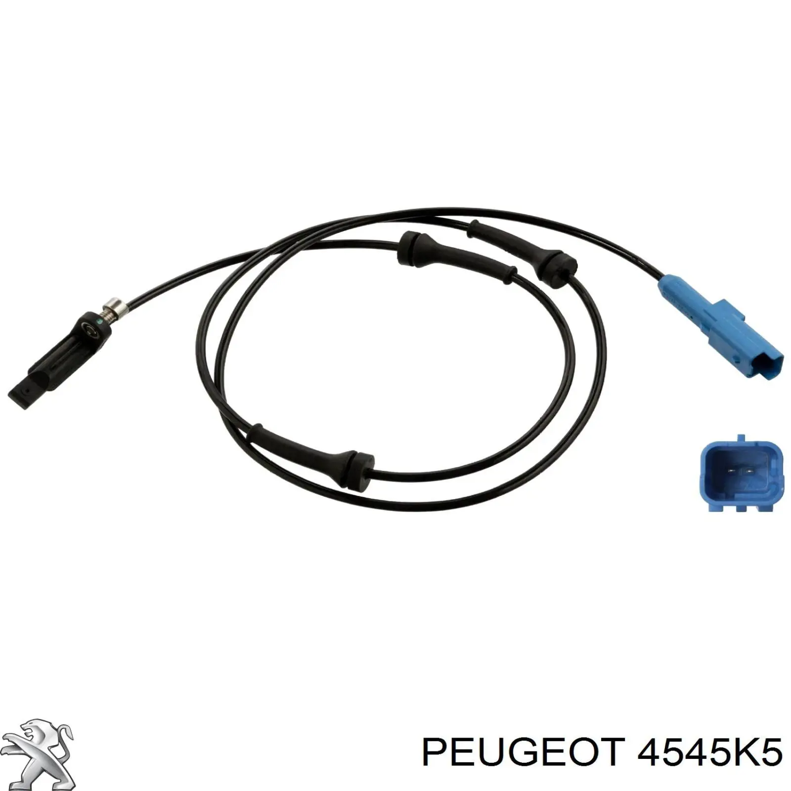 Sensor ABS delantero 4545K5 Peugeot/Citroen