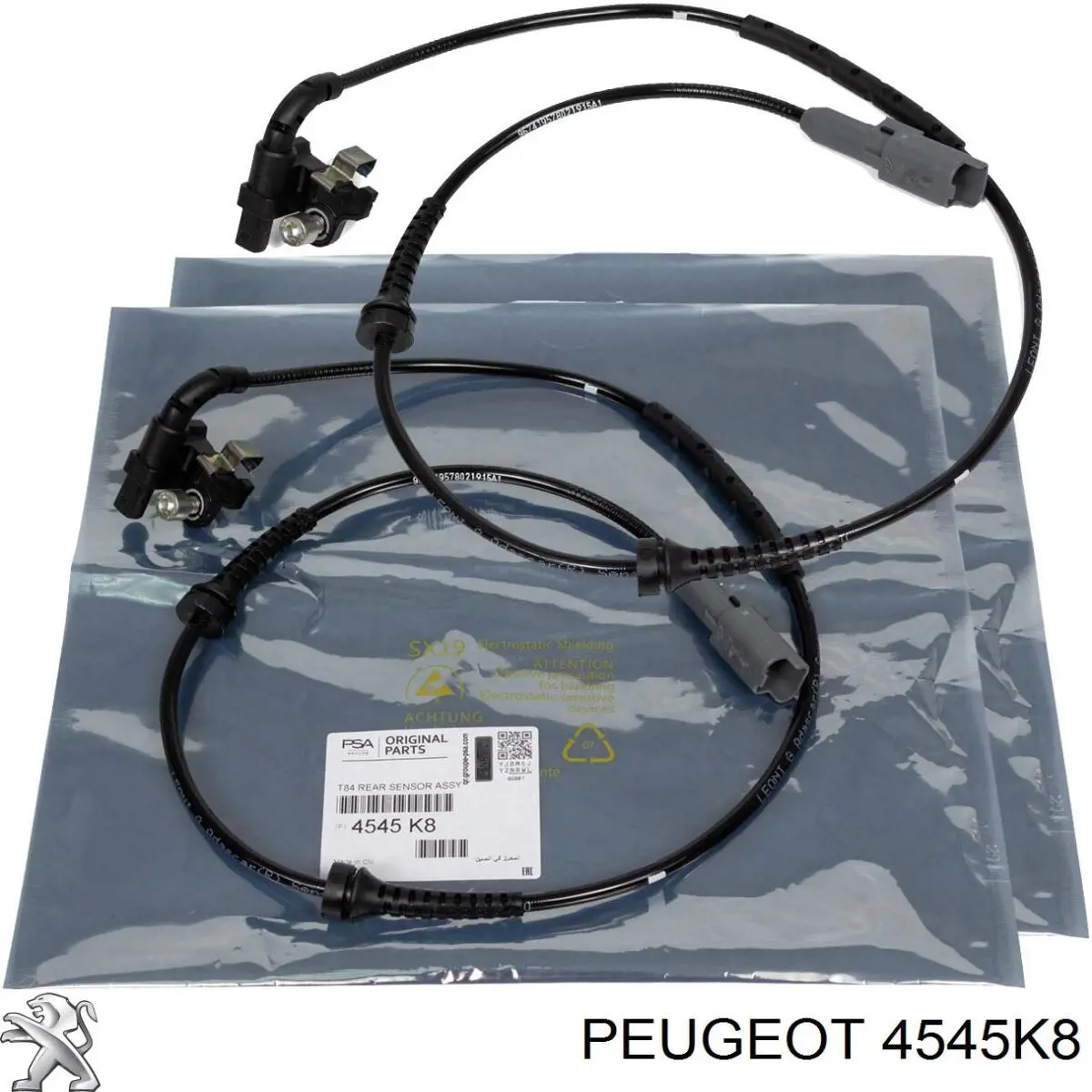 4545K8 Peugeot/Citroen sensor abs traseiro