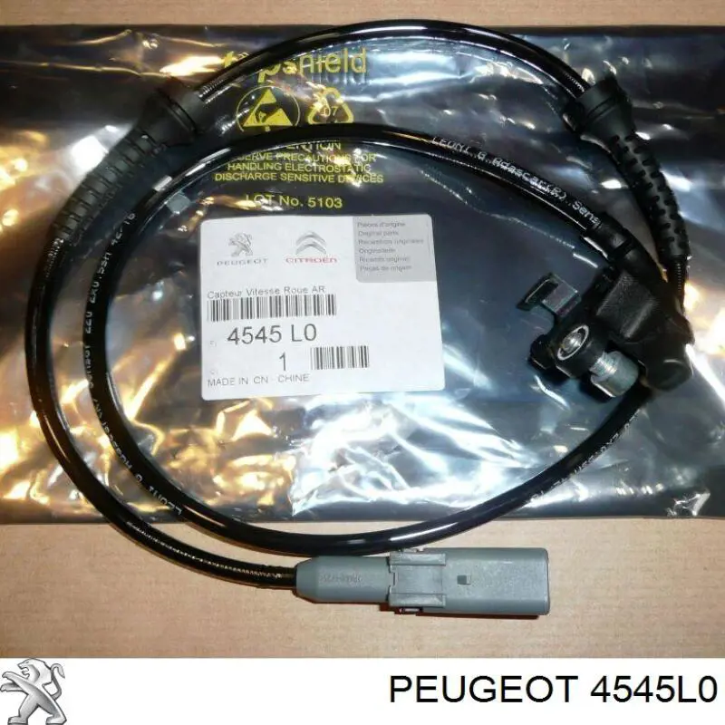 4545L0 Peugeot/Citroen sensor abs traseiro