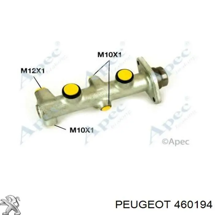 Купить 460194 Peugeot/Citroen Главный тормозной цилиндр