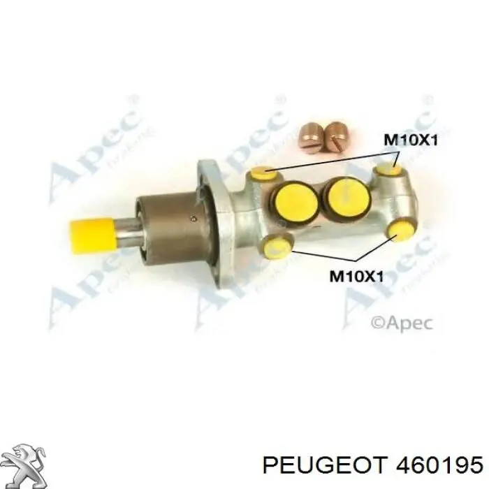 Cilindro principal de freno 460195 Peugeot/Citroen