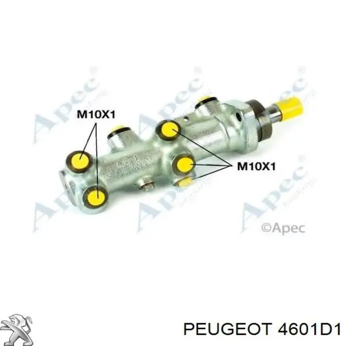 Купить 4601D1 Peugeot/Citroen Главный тормозной цилиндр