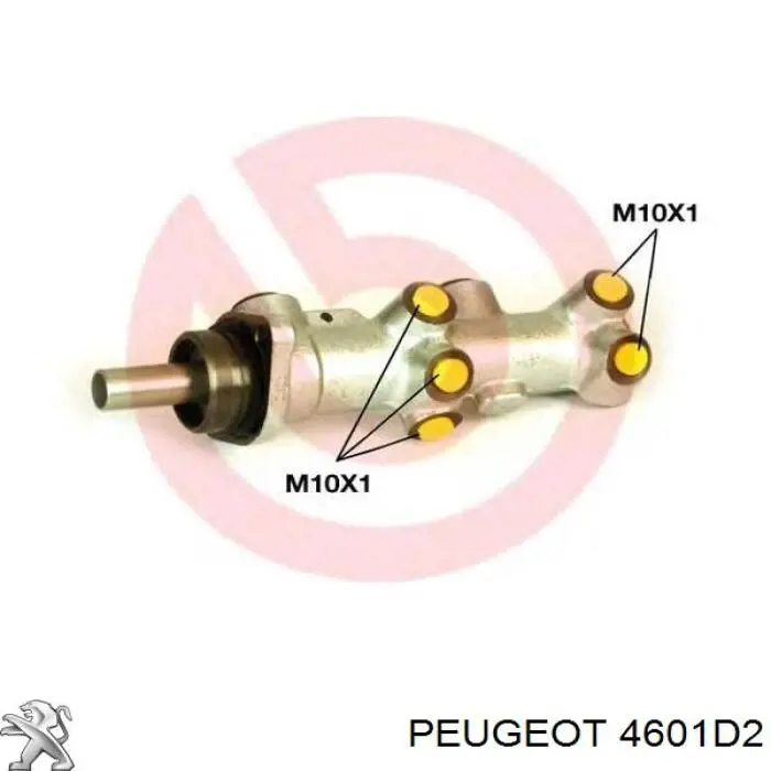 Цилиндр главный тормоза (гидротормозов) Fiat/Alfa/Lancia 9946638 цена, от 181.75 USD