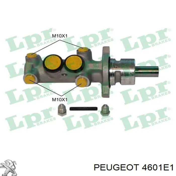 4601.E1 Peugeot/Citroen цилиндр тормозной главный