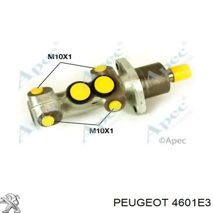 4601E3 Peugeot/Citroen цилиндр тормозной главный
