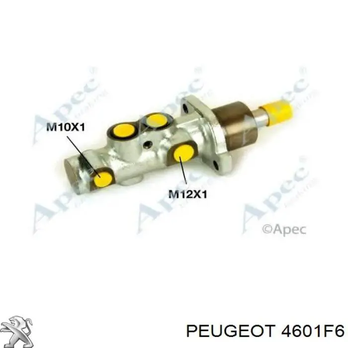 4601F6 Peugeot/Citroen цилиндр тормозной главный