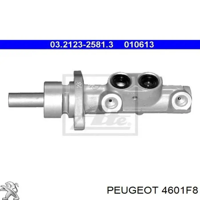 4601F8 Peugeot/Citroen цилиндр тормозной главный