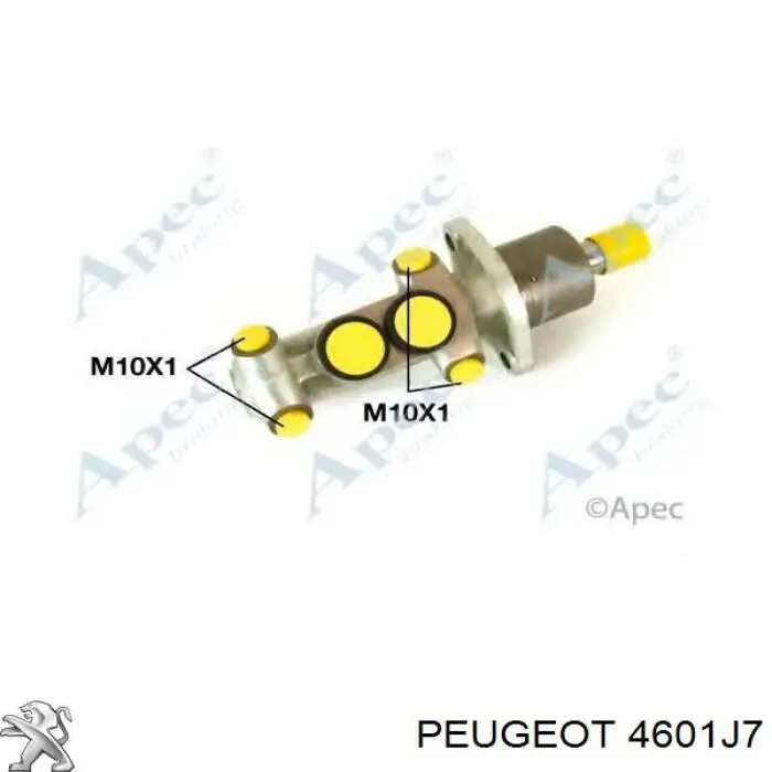 4601J7 Peugeot/Citroen цилиндр тормозной главный
