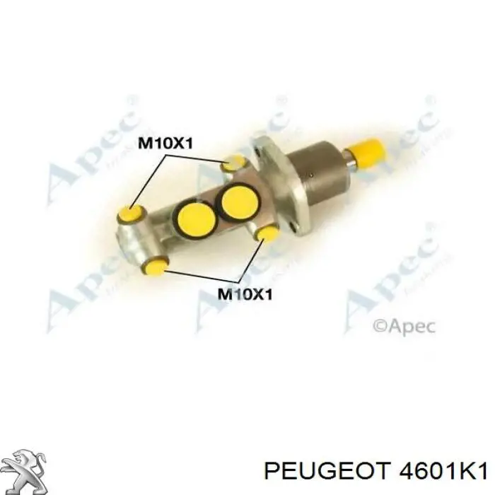 4601K1 Peugeot/Citroen цилиндр тормозной главный