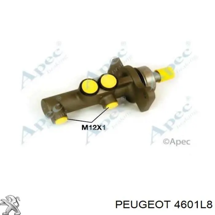Цилиндр главный тормоза (гидротормозов) Peugeot/Citroen 4601L8 цена, от 68.60 USD