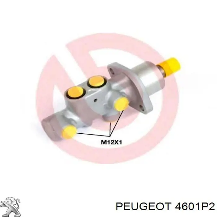 4601P2 Peugeot/Citroen цилиндр тормозной главный