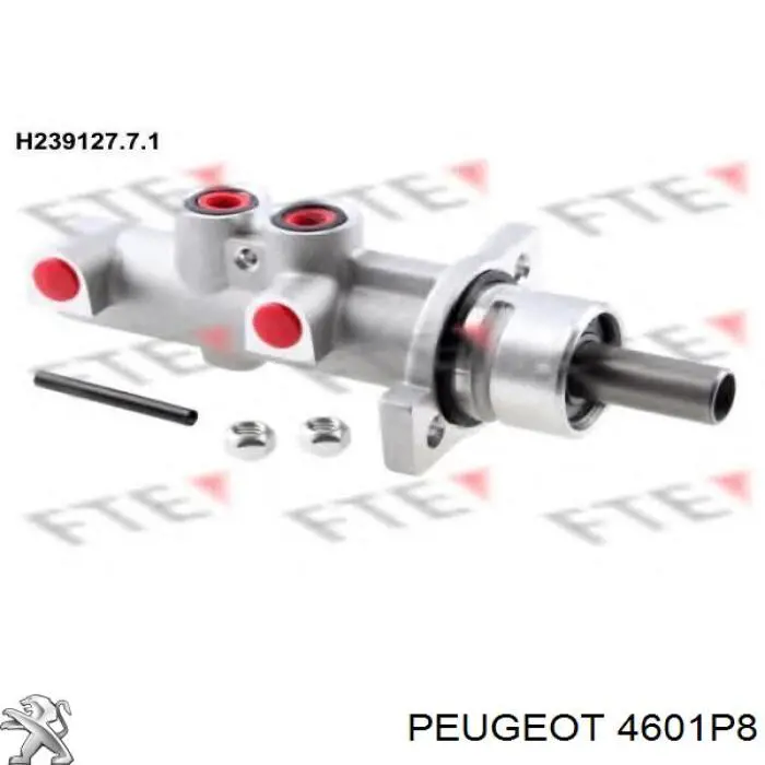 4601P8 Peugeot/Citroen цилиндр тормозной главный