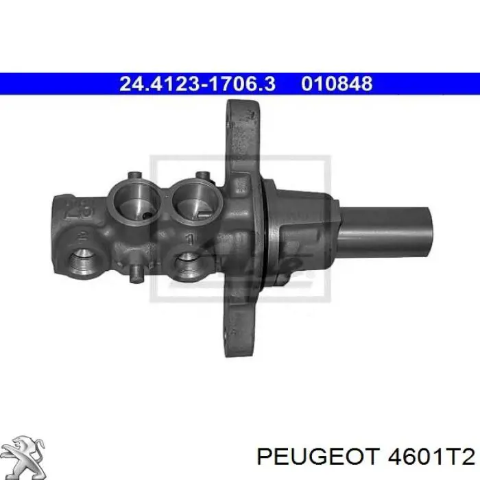 Купить 4601T2 Peugeot/Citroen Главный тормозной цилиндр