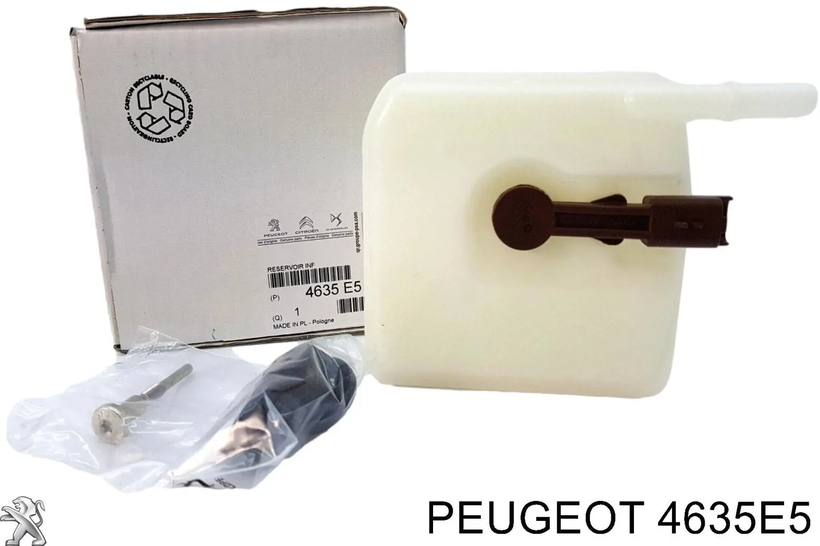 Купить 4635E5 Peugeot/Citroen Бачок главного тормозного цилиндра (тормозной жидкости)