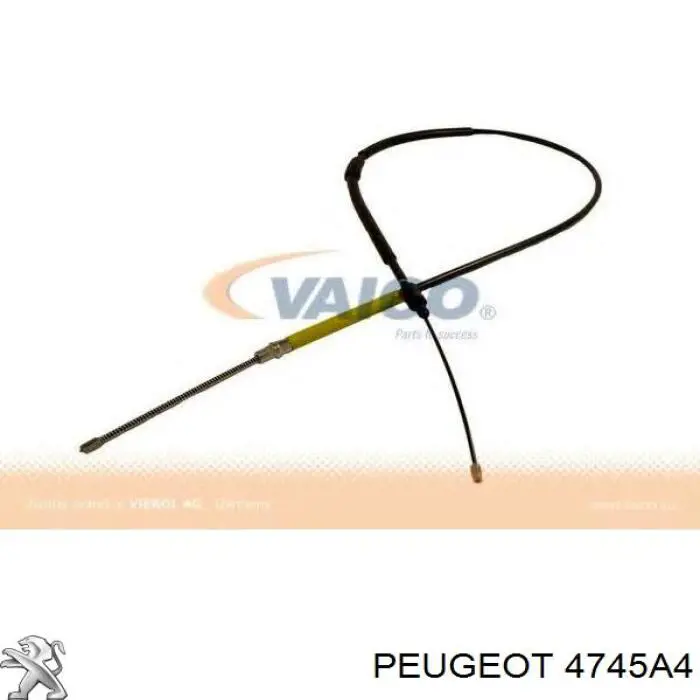 Cable de freno de mano trasero derecho/izquierdo 4745A4 Peugeot/Citroen