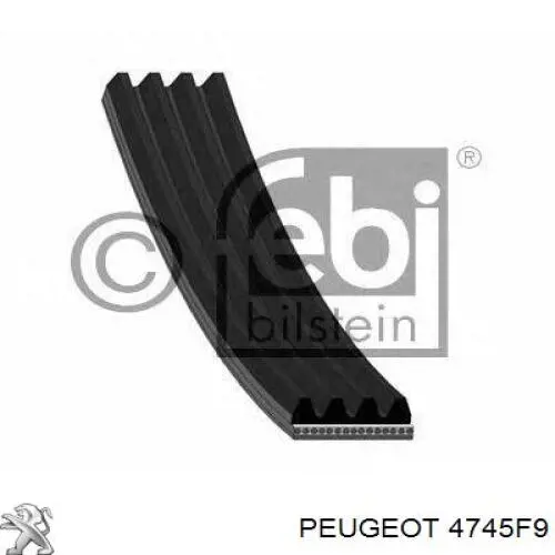 Cable de freno de mano trasero derecho 4745F9 Peugeot/Citroen