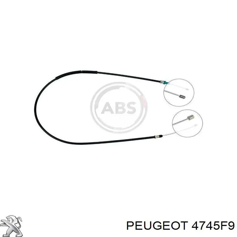Купить 4745F9 Peugeot/Citroen Задний правый трос ручника