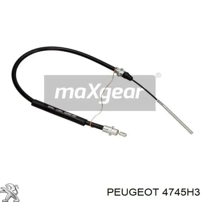 Трос ручного тормоза задний Peugeot/Citroen 4745H3 цена, от 5.27 USD