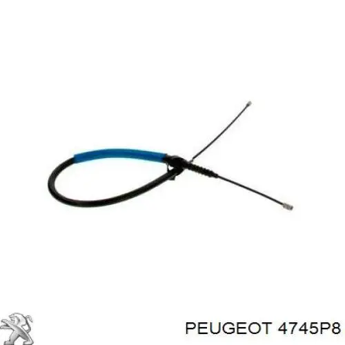 Купить 4745P8 Peugeot/Citroen Трос стояночного тормоза задний левый