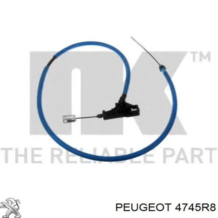 Трос ручного тормоза передний Peugeot/Citroen 4745R8 цена, от 16.60 USD