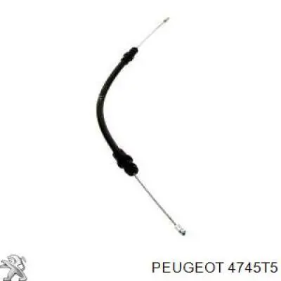 Cable de freno de mano delantero 4745T5 Peugeot/Citroen