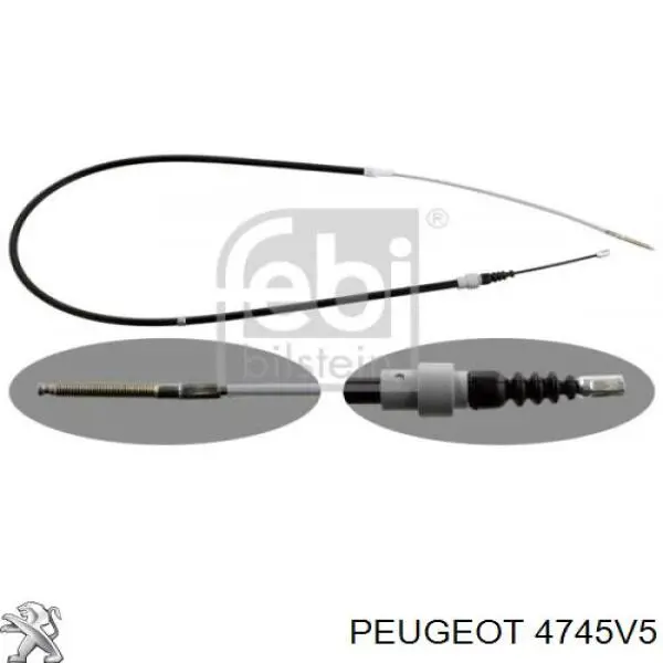 Купить 4745V5 Peugeot/Citroen Тормоз стояночный