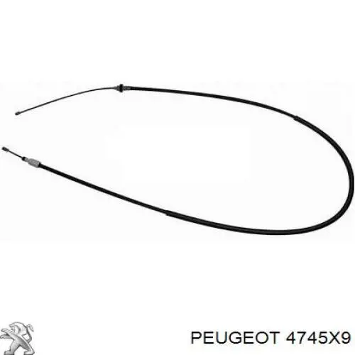 Купить 4745X9 Peugeot/Citroen Задний правый трос ручника